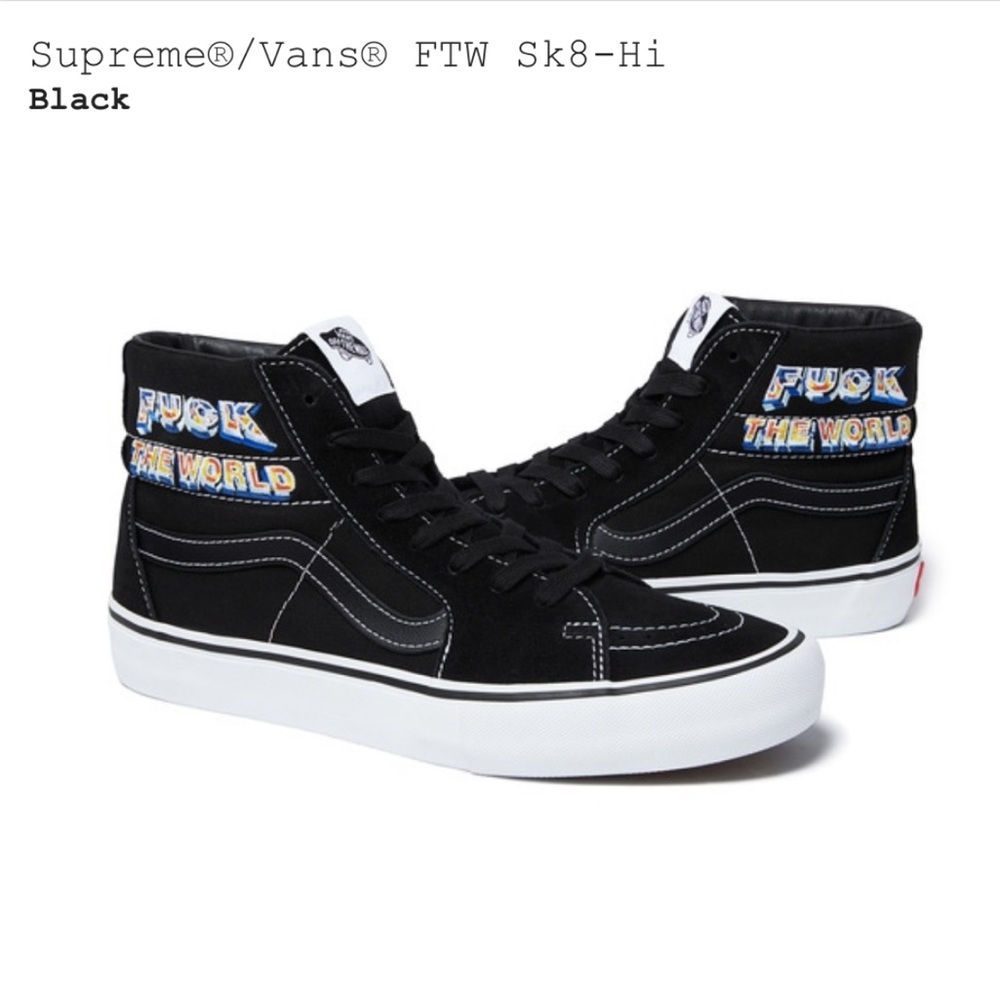 Supreme FTW vans